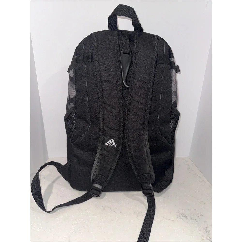 Adidas Camo Pattern Backpack Back To School Hiking Biking Camping Gym 16